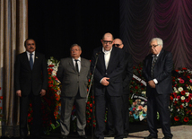 Ceremony of farewell with Magsud Ibrahimbeyov. Azerbaijan, Baku 23 match, 2016 